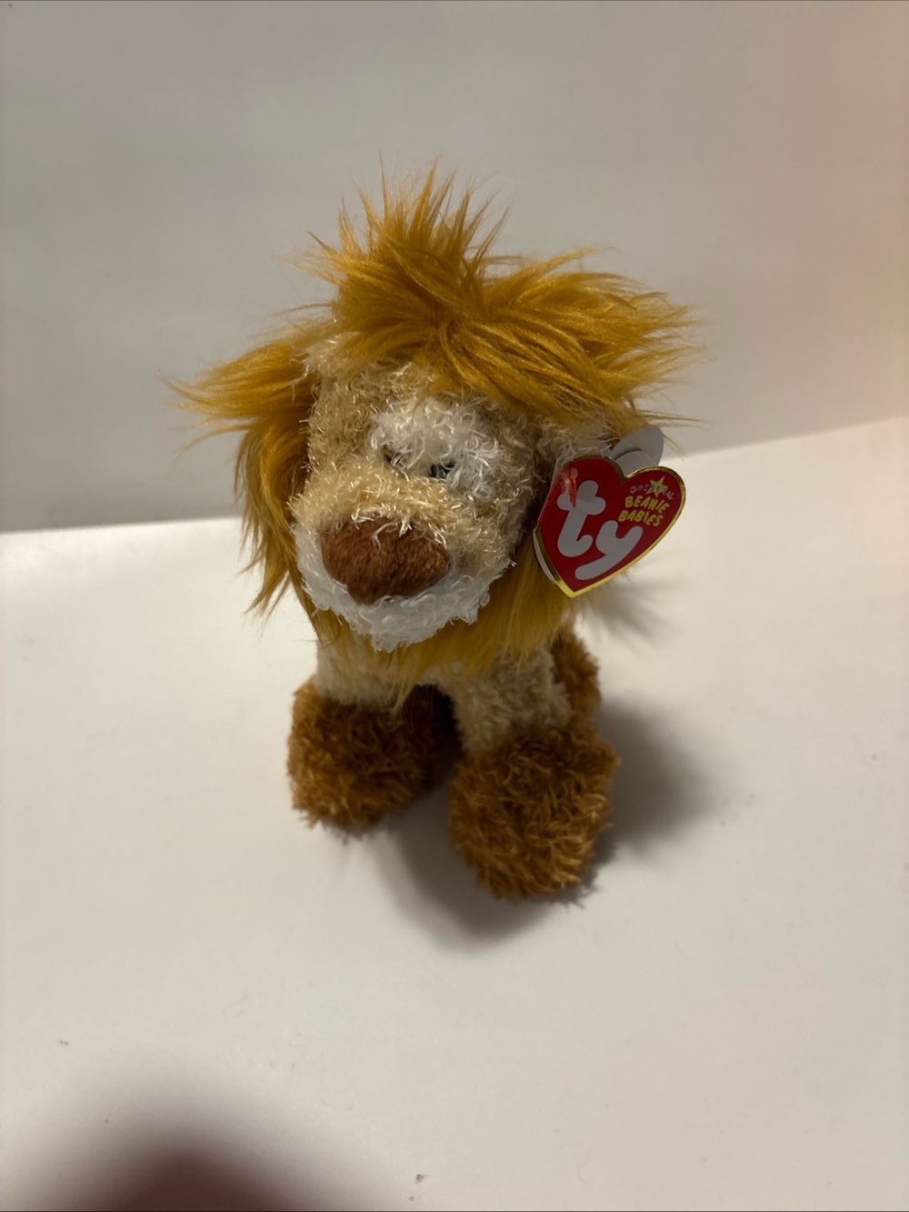 Ty Golden-Maned Lion Plush in Brown and Cream